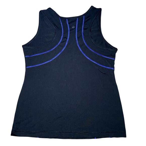 Soma Sport - XL Tank Top - Black and Royal Blue - Workout Ready - Picture 2 of 10